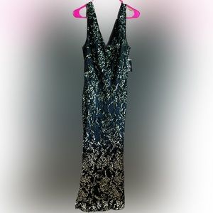 Alex ombré evening gown